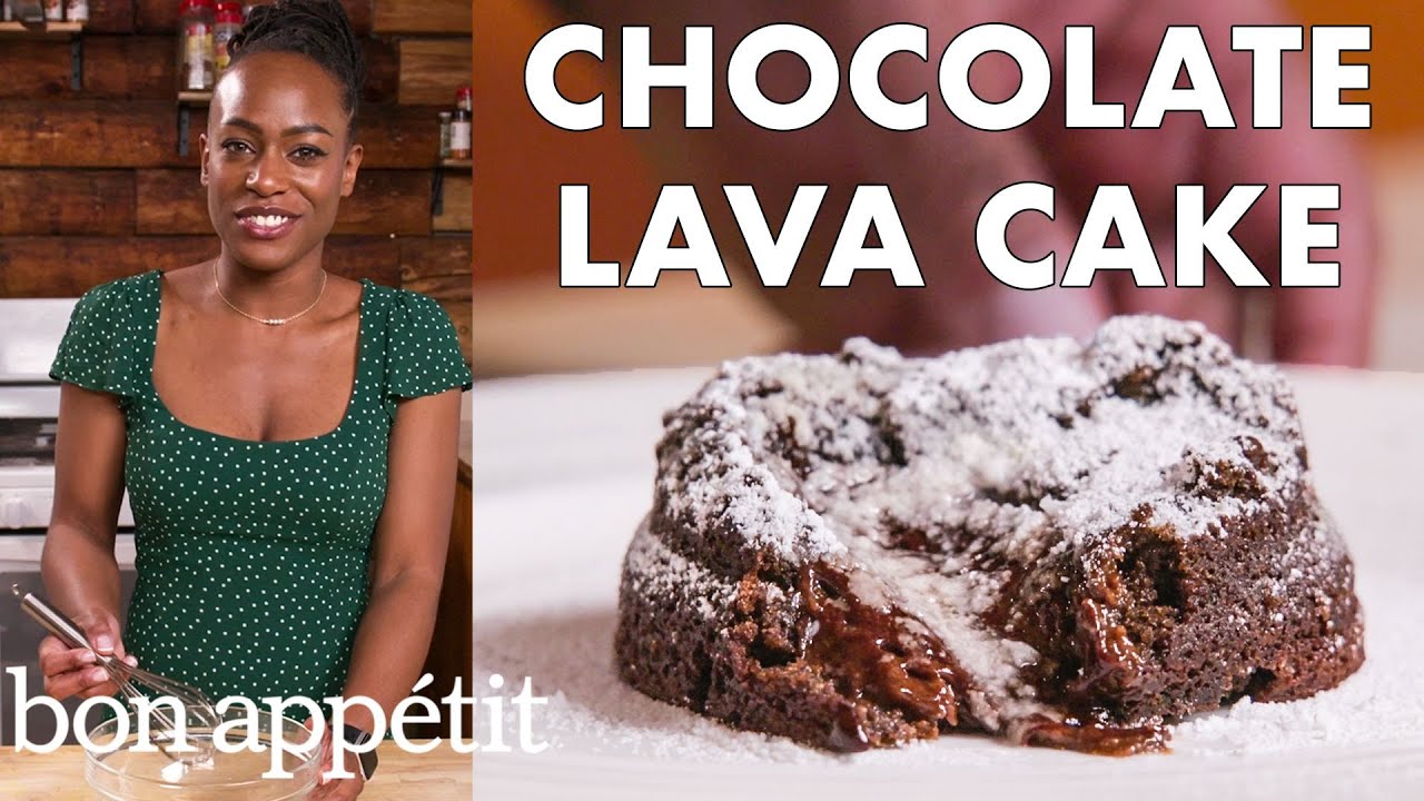 Chrissy Makes Chocolate Lava Cake   From the Home Kitchen   Bon Apptit