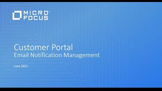 Customer Portal - Manage Your Email Notifications