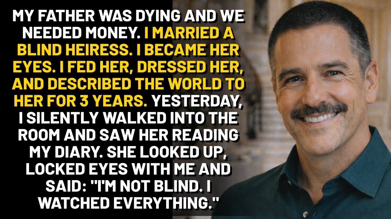 I Married A Blind Woman  For 3 Years I Was Her Eyes  Then I Caught Her Reading
