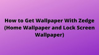 How to Get Wallpaper With Zedge (Home Wallpaper and Lock Screen Wallpaper) screenshot 5
