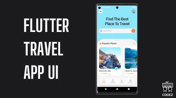 Travel App Flutter UI Design #1 - Flutter Tutorial