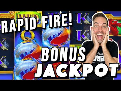 RAPID FIRE BONUS JACKPOT! 🐲 River Dragons at EVERY Bet!