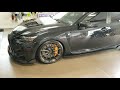 Lexus Gsf start up... Apexi midpipe and Tom's Titanium axle sound clip 1