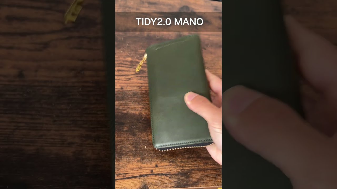 TIDY2.0 MANO 栃木レザー 小さい 長財布 JAPAN FACTORY – Hallelujah