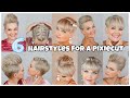 How to style a short Pixiecut | 6 ways to style short hair | Salirasa