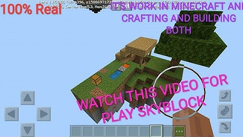 #GAME_STAR_OF_ALL_GAME         LEARN HOW TO PLAY SKYBLOCK WORK IN MINECRAFT CRAFTING AND BUILDING 😎😎
