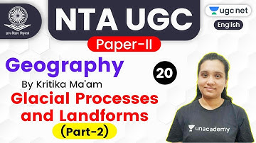 NTA UGC NET 2020 (Paper-2) | Geography by Kritika Ma