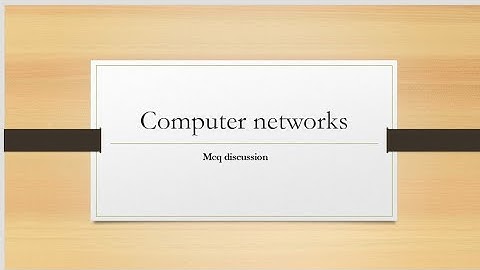 Application Layer Protocols: MCQs
