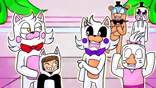 Funtime Foxy's Daughter Meets His Friends In Minecraft FNAF