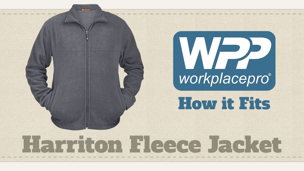 Harriton Fleece Jacket Size Chart