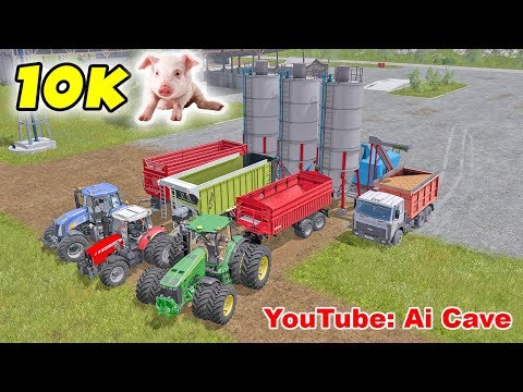 How to make the best food mixture for ten thousand pigs - Farming Simulator 2017 Mods