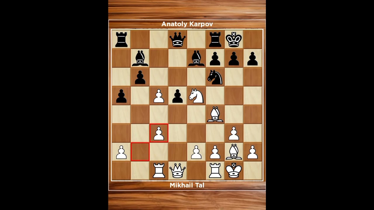 Mikhail Tal vs Anatoly Karpov • Memorial A Alekhine Russia, 1971