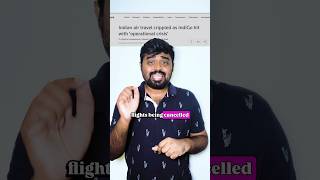 The Indigo fiasco #standupcomedy #indigo #issuedinpublicinterest #jagankrishnan