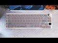 Teclado Mecânico 65% Bonito e Transparente! - MK67 Pro 2.4ghz