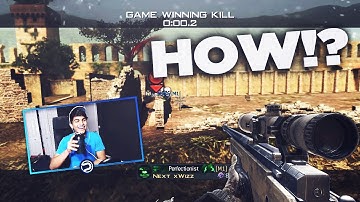 INSANELY LUCKY OUT OF MAP SLIDESHOT! (MW3 TRICKSHOTTING) @Dare_Req