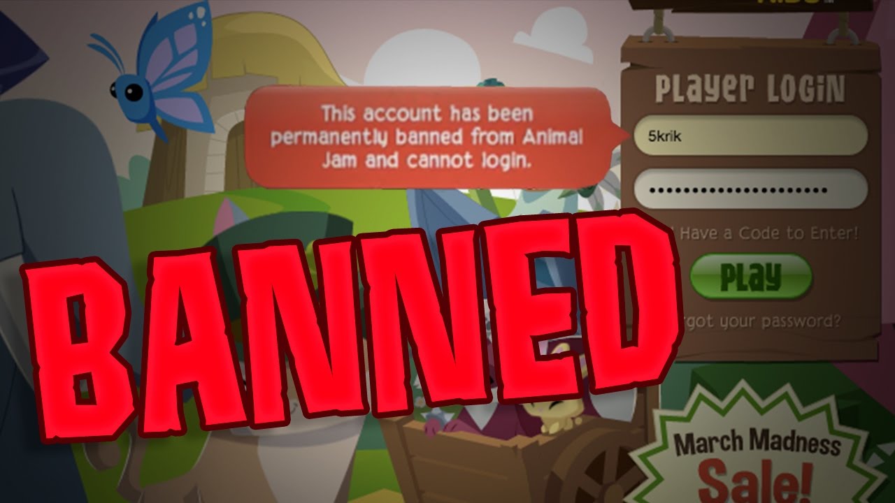 I GOT BANNED ON ANIMAL JAM! *NOT CLICKBAIT* YouTube