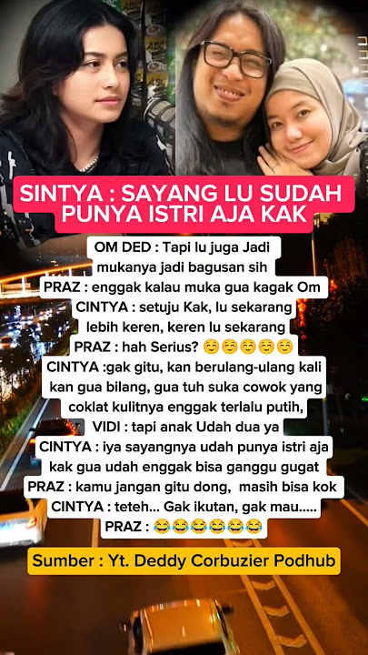 Sintya Mariska ke Praz Teguh : Sayang Lu sudah Nikah bang ☺️‼️#prazteguh #sintyamarisca