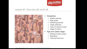 What Griffith University are doing to establish a culture of data citation