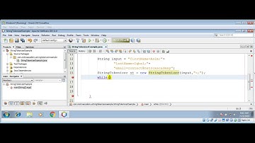String Tokenizer class in JAVA