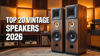 Top 20 Legendary Vintage Speakers EVER Made!