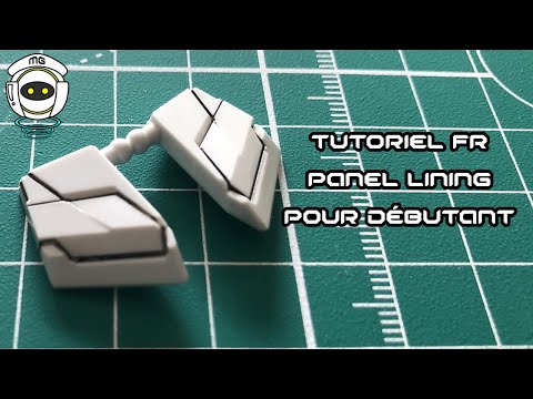 [FR] Tutoriel Gunpla : Panel Lining pour débutant