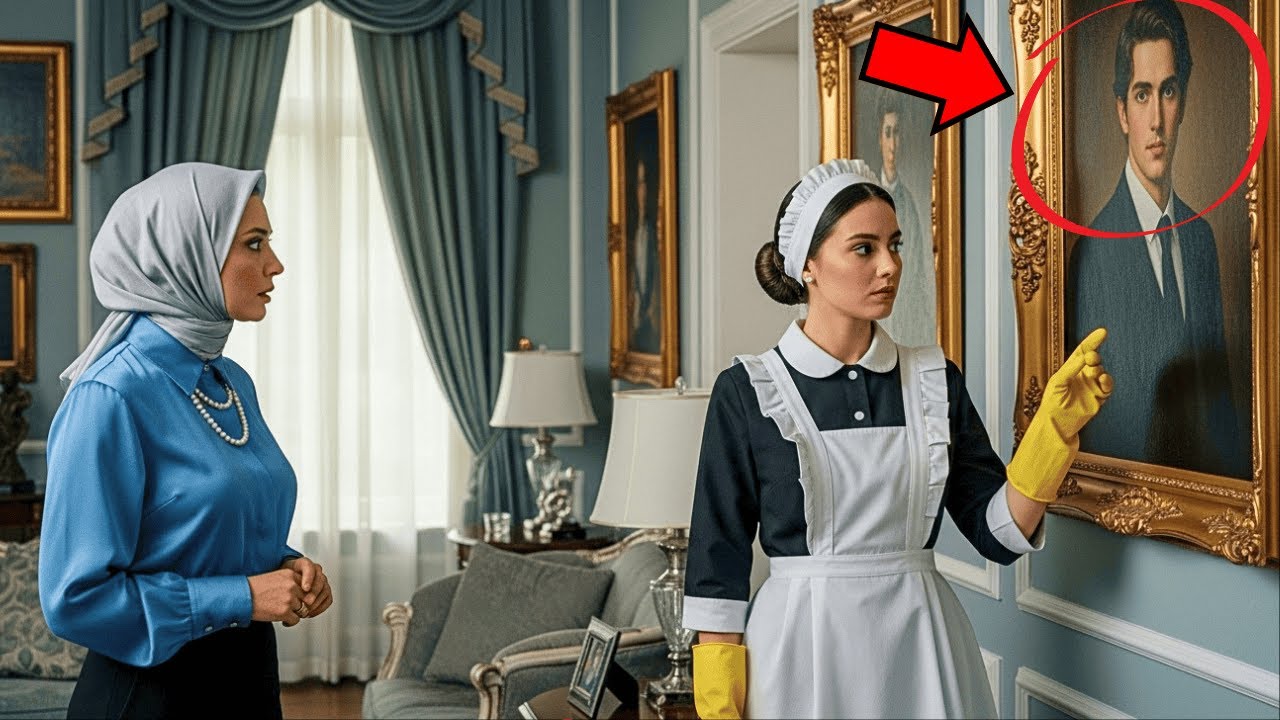 الخادمة الجديدة تسأل السيدة: 