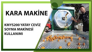 SAATTE 10 TON CEVİZ SOYAN, YATAY CEVİZ SOYMA MAKİNESİ NASIL KULLANILIR?