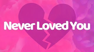 Video thumbnail of "Alone. - Never Loved You (Lyrics)"