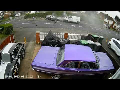 CCTV UK : Security Systems Camera Capture’s | High Speed Car Crash 🇬🇧