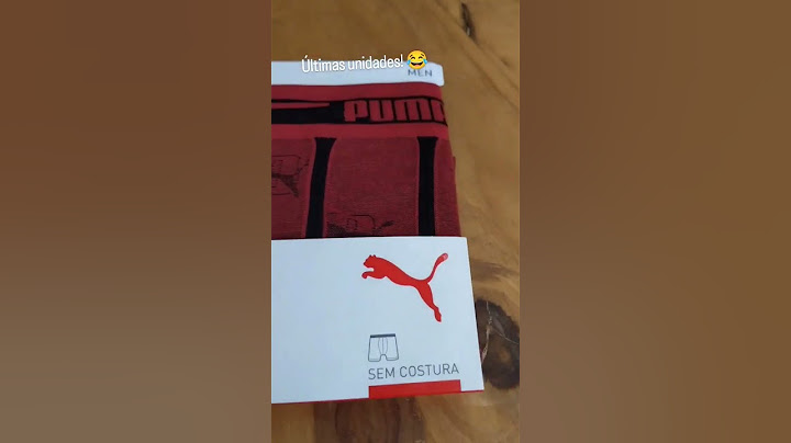Cueca Boxer Puma ORIGINAL: bordô com preto. #puma #boxer #box