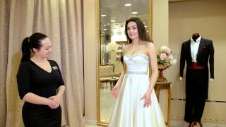 Примерка платья на wedding workshop