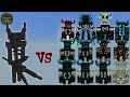 Scarlet Wither Skeleton Titan vs Warden | Minecraft Bedrock | Mob Battle