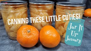 How to Water Bath Can Mandarin Oranges  Jar It Up January