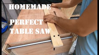 Homemade perfect table saw with sliding bed -Part 1