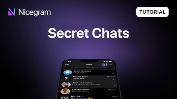 Secret Chats in Nicegram - #1 Telegram Client!