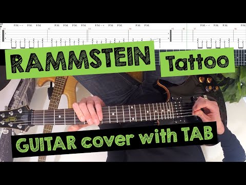 🎸-rammstein---tattoo-(fpv/pov-guitar-cover-with-tab)