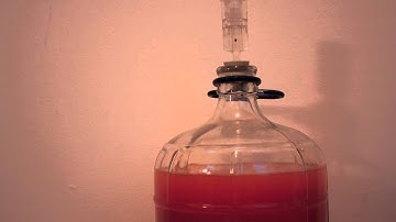 Timelapse of Cider Fermenting