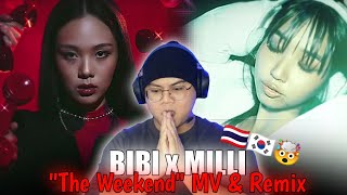Best Collaboration?? REACTION to BIBI x MILLI - "The Weekend" (Official Music Video) & (Remix)!