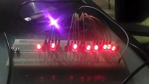 CHIP binary clock