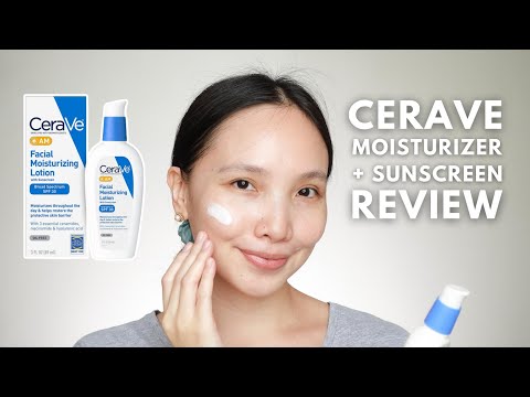 FAVORITE CERAVE SUNSCREEN! Cerave AM Facial Moisturizing Lotion with Sunscreen I Combination to Oily