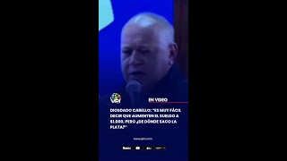 Diosdado Cabello sobre aumento de sueldo en Venezuela