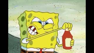 SpongeBob can't get the cap off