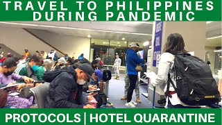 Travelling to Philippines during Pandemic | Non OFW Quarantine Hotel Manila | Jeddah to Manila