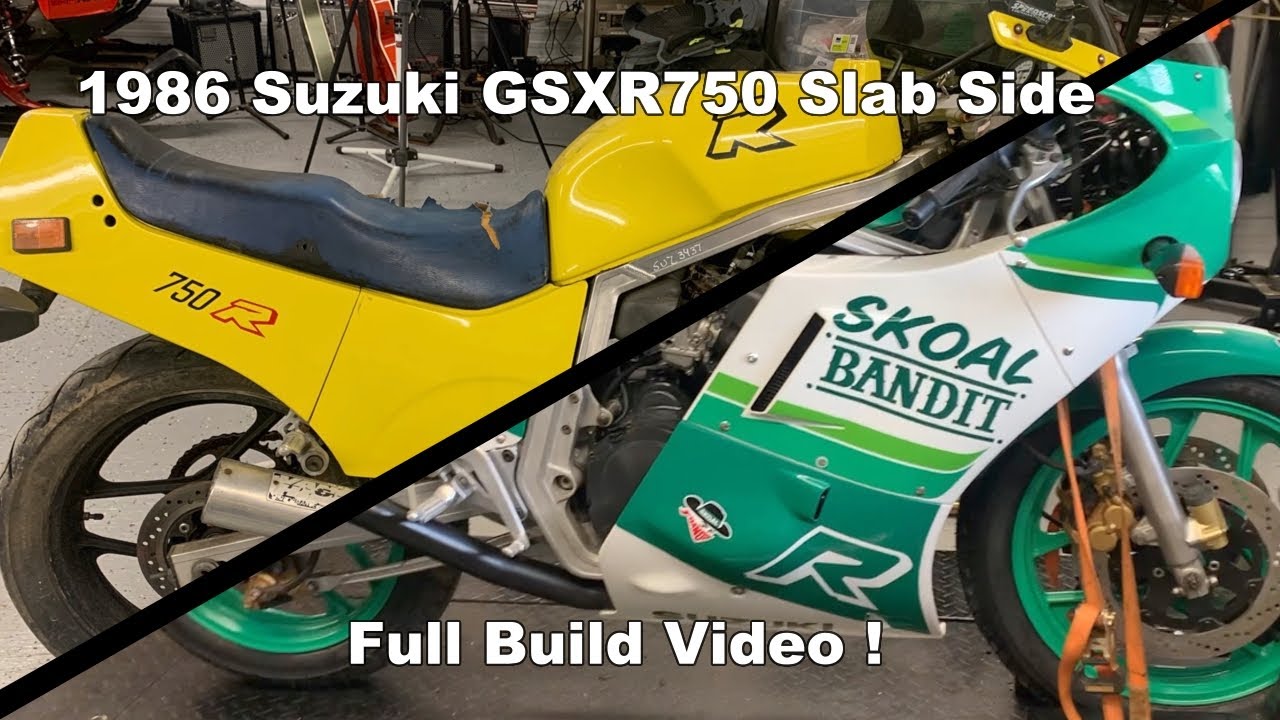 1986 Suzuki GSXR 750 Skoal Bandit - Full Restoration in 1 hour