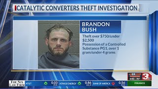Man behind bars after two search warrants executed