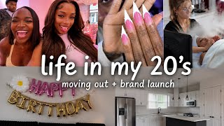 LIFE IN MY 20's | NY PRIVATE EVENT🗽, MOVING OUT✈️, BRAND LAUNCH🎁, TATTOO MY BROW, THRIFTING ETC.