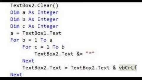 การเขียนโปรแกรมพีระมิด