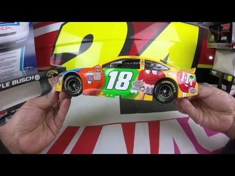 Unboxing the 2016 Kyle Busch #18 M&M 1/24 NASCAR Diecast