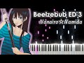 Piano Tutorial - Beelzebub Ending 3 - Nanairo☆Namida [Tomato n' Pine] / なないろ☆ナミダ [トマパイ]