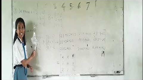 Tugas Matematika||Menyelesaikan Matrix Ordo 3×3 Secara Laggsung Dan Menggunakan Aplikasi Geogebra